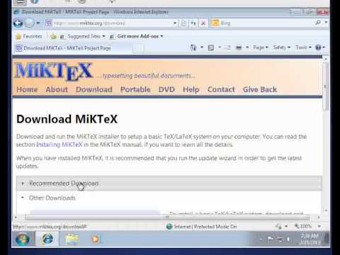 Miktex download windows 64 bit